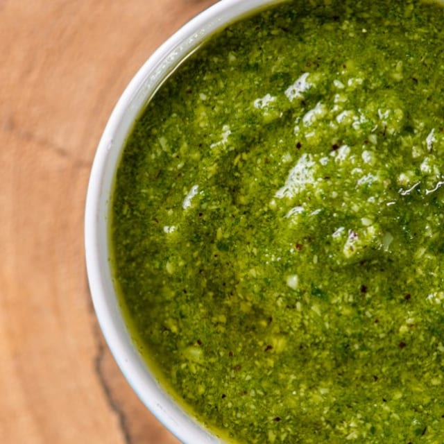 Green Spicy Sauce.