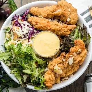 Crispy Honey Chicken Salad