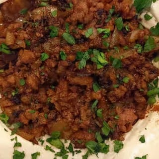 Meat Hummus Bowl