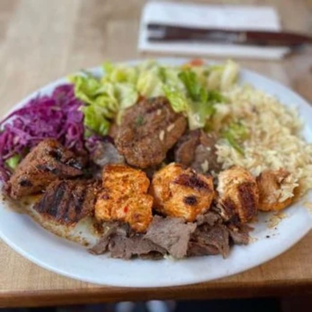 Meat Combo Plate.